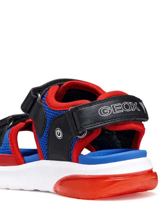 Geox Sandały J Sandal Ciberdron B J65MXA 01454 C0833 D Granatowy