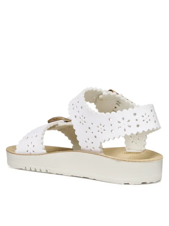 Geox Sandały J Sandal Costarei Gi J65EAA 000BC C1000 S Biały