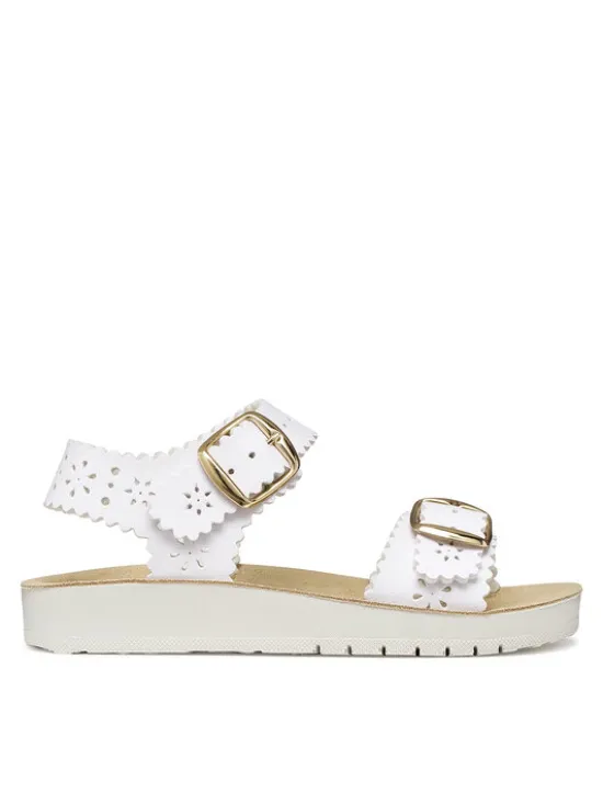Geox Sandały J Sandal Costarei Gi J65EAA 000BC C1000 S Biały