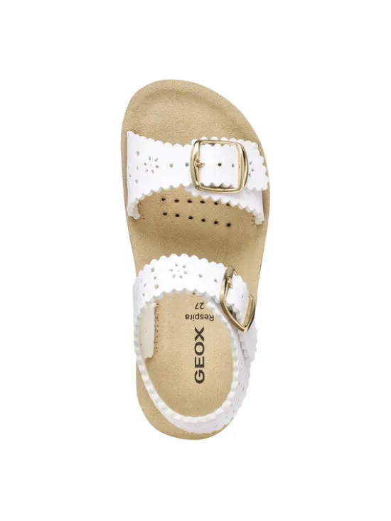 Geox Sandały J Sandal Costarei Gi J65EAA 000BC C1000 S Biały