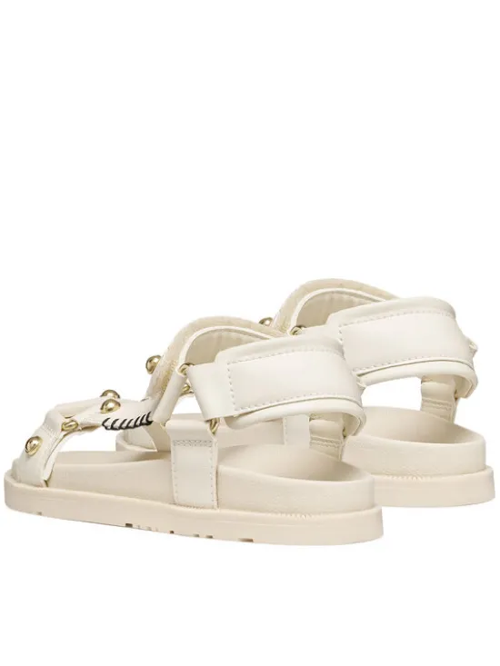 Geox Sandały J Sandal Foammentera J65P0D 000BC C1058 S Écru