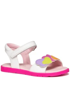 Geox Sandały J Sandal Joyfoot Gir J65P1D 000BC C0653 M Biały
