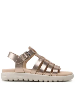Geox Sandały J Sandal Soleima Gir J35GSB000CFC7018 M Złoty