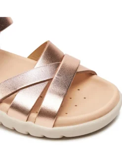 Geox Sandały J Sandal Soleima Gir J45GSA 000CF C7018 M Różowe złoto