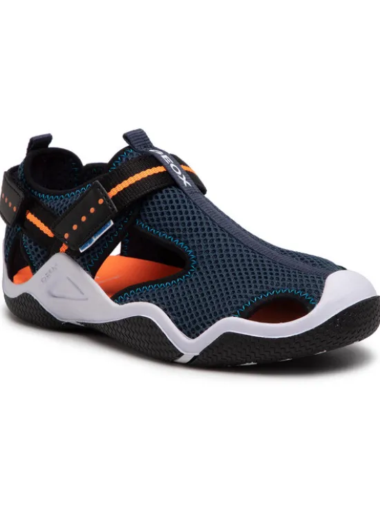 Geox Sandały J Wader B. A J1530A 00014 C4074 S Granatowy