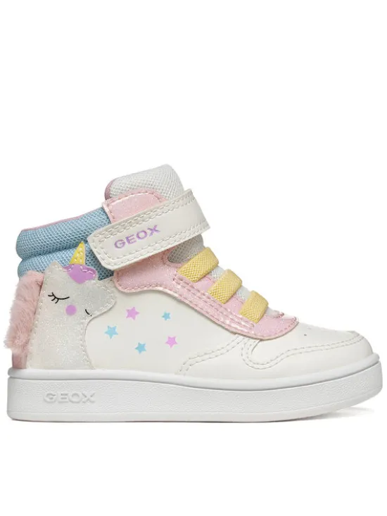 Geox Sneakersy B Eclyper Girl B665MB 0BCQ6 C0406 M Biały