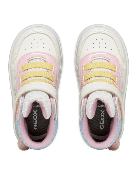 Geox Sneakersy B Eclyper Girl B665MB 0BCQ6 C0406 M Biały