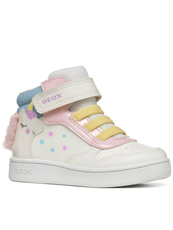 Geox Sneakersy B Eclyper Girl B665MB 0BCQ6 C0406 M Biały