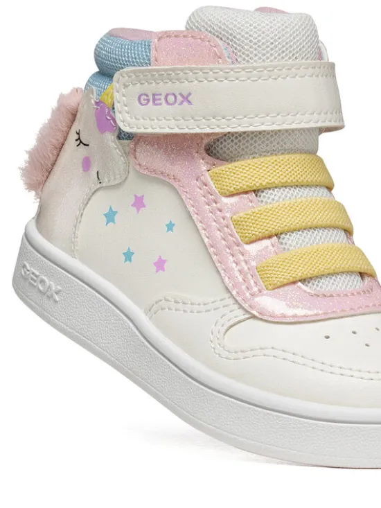 Geox Sneakersy B Eclyper Girl B665MB 0BCQ6 C0406 M Biały