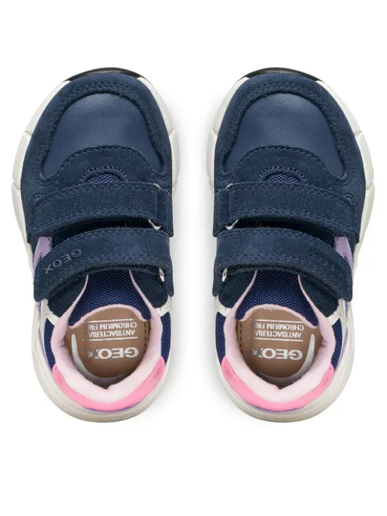 Geox Sneakersy B Flexyper Mini Girl B656NA 05422 C4215 S Granatowy