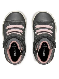 Geox Sneakersy B Gisli Girl B661MA 022BC C9002 S Szary ciemny