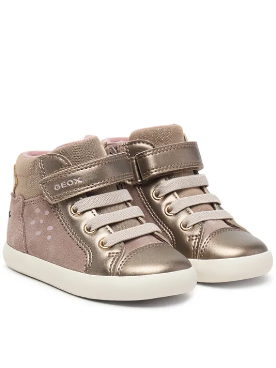 Geox Sneakersy B Gisli Girl B661MA 022NF C5005 M Beżowy ciemny