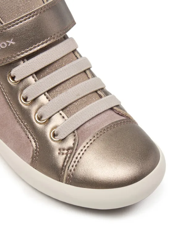 Geox Sneakersy B Gisli Girl B661MA 022NF C5005 S Beżowy ciemny