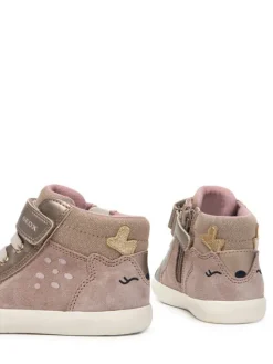 Geox Sneakersy B Gisli Girl B661MA 022NF C5005 S Beżowy ciemny