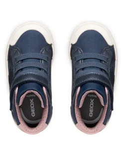 Geox Sneakersy B Gisli Girl B561MG 0AUAJ CF4A8 S Granatowy