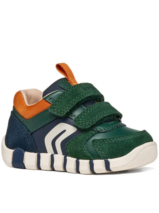 Geox Sneakersy B Iupidoo Boy B3555D 05422 C3P2T Zielony