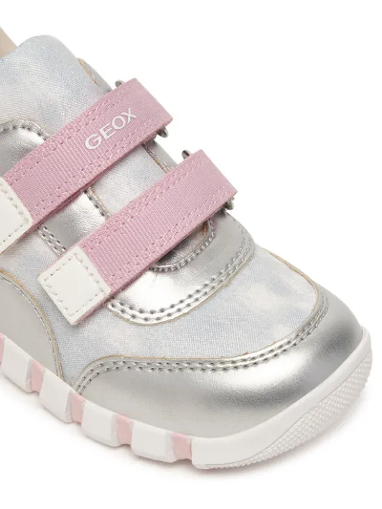 Geox Sneakersy B Iupidoo Girl B3558A 0AS54 C0566 Srebrny