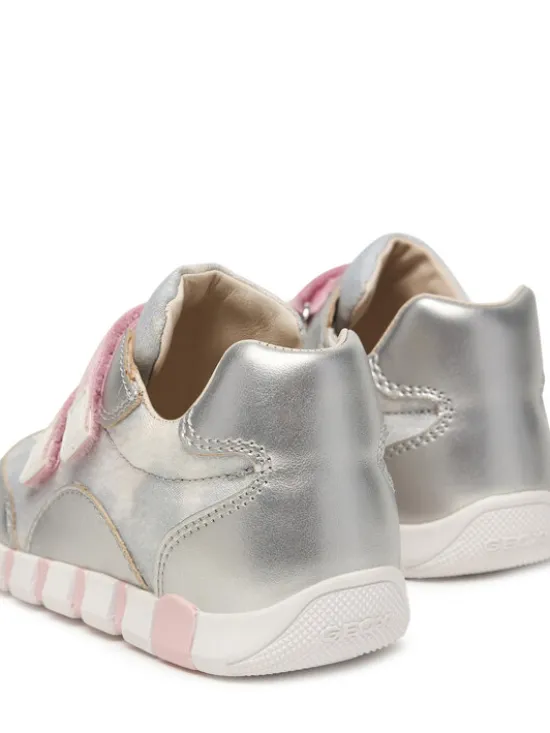 Geox Sneakersy B Iupidoo Girl B3558A 0AS54 C0566 Srebrny