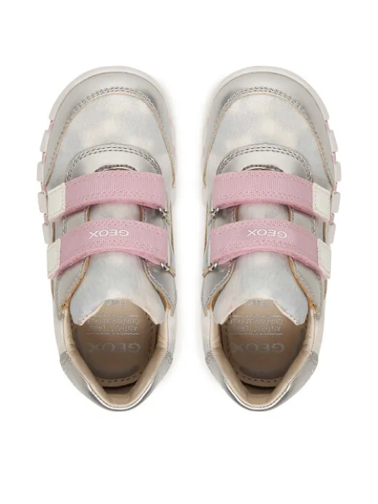 Geox Sneakersy B Iupidoo Girl B3558A 0AS54 C0566 Srebrny