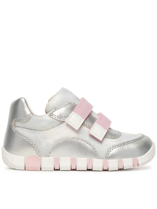 Geox Sneakersy B Iupidoo Girl B3558A 0AS54 C0566 Srebrny