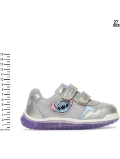 Geox Sneakersy B Lightyloo Girl B6561C 0AJAS C1316 Srebrny