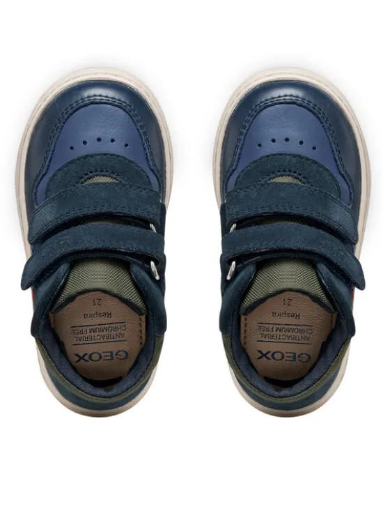 Geox Sneakersy B Nashik Boy B465NA 0CL22 C4J3X S Niebieski