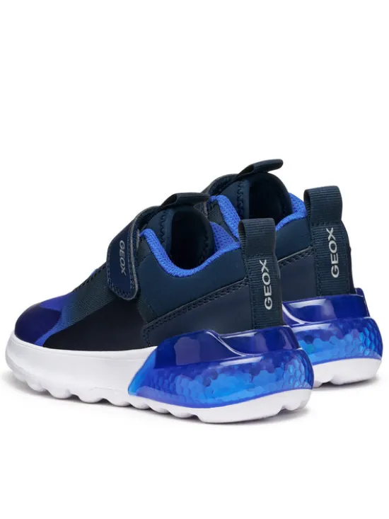 Geox Sneakersy J Activart Illuminus J56LYA 02A9J C4226 S Granatowy