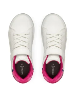 Geox Sneakersy J Eclyper J36LRA 0BCKC C0563 S Biały