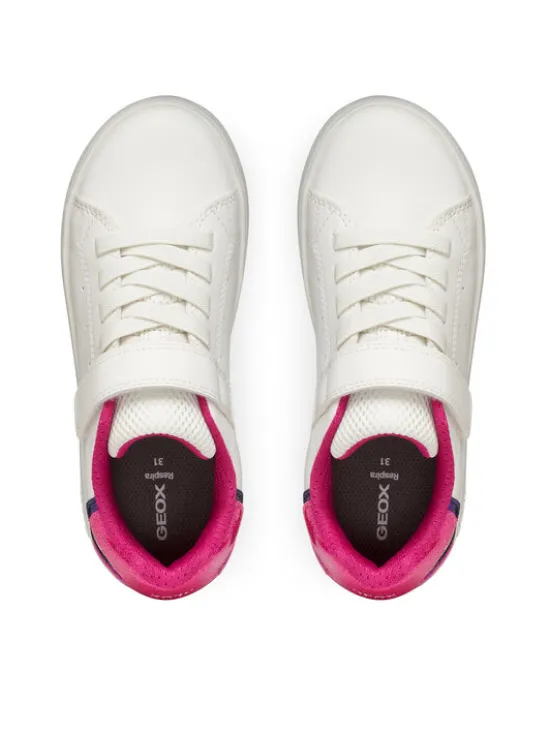 Geox Sneakersy J Eclyper J36LRA 0BCKC C0563 S Biały