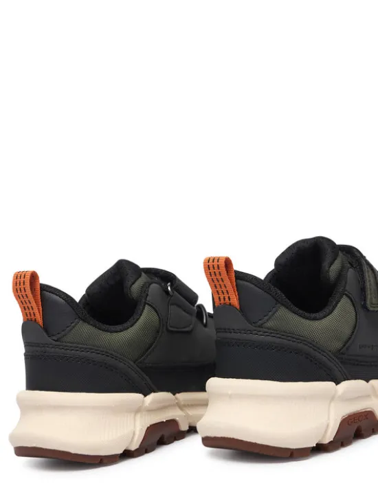 Geox Sneakersy J Flexyper Plus Boy B Abx J56LCA 0MEFU C0033 M Zielony ciemny