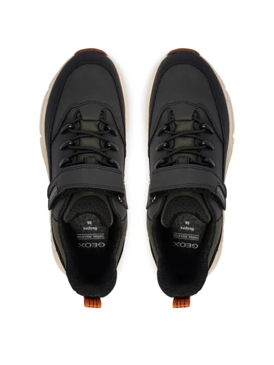 Geox Sneakersy J Flexyper Plus Boy B Abx J56LCA 0MEFU C0033 S Zielony ciemny