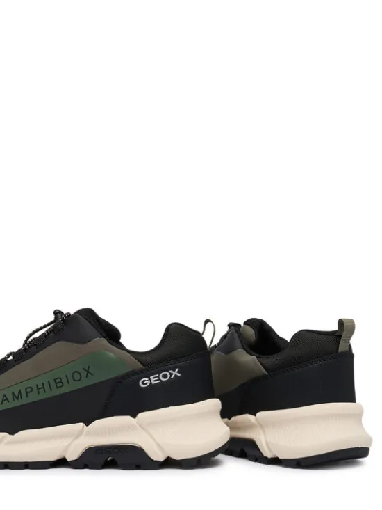 Geox Sneakersy J Flexyper Plus Boy B Abx J46LCC 0FU50 C0498 S Zielony ciemny