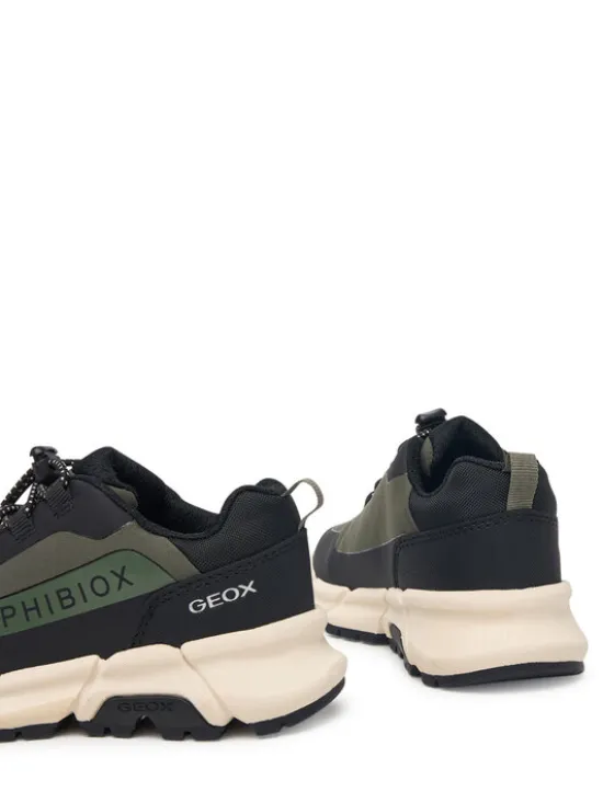 Geox Sneakersy J Flexyper Plus Boy B Abx J46LCC 0FU50 C0498 M Zielony ciemny
