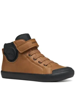Geox Sneakersy J Gisli Boy J465CC 0MEFU C1192 S Brązowy