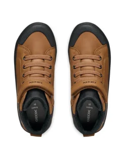 Geox Sneakersy J Gisli Boy J465CC 0MEFU C1192 S Brązowy