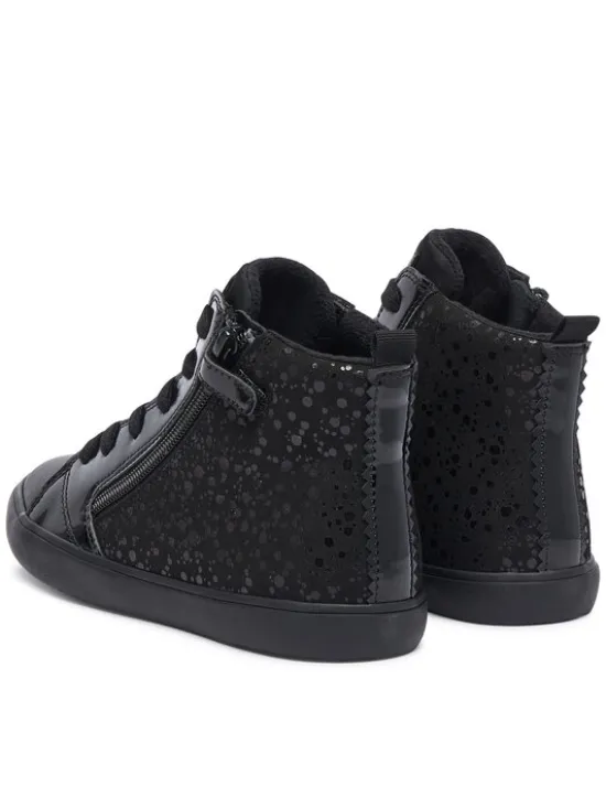 Geox Sneakersy J Gisli Girl J664ND 0AU02 C9999 S Czarny