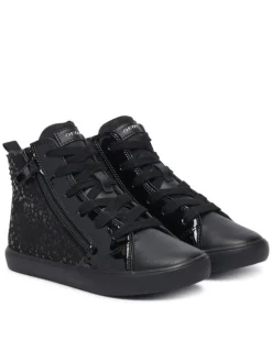 Geox Sneakersy J Gisli Girl J664ND 0AU02 C9999 S Czarny