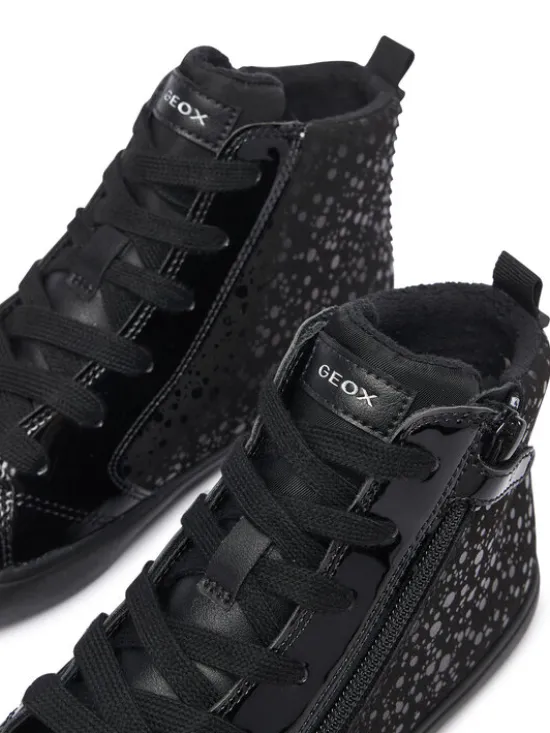 Geox Sneakersy J Gisli Girl J664ND 0AU02 C9999 S Czarny