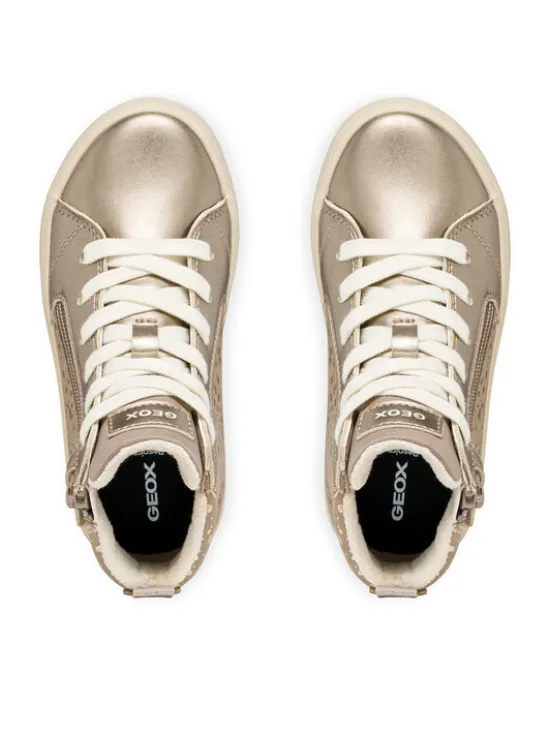 Geox Sneakersy J Gisli Girl J664ND 0AUAJ C5005 S Złoty