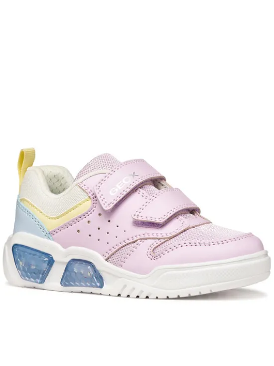 Geox Sneakersy J Illuminus Girl J55HPA 014BU C8RM4 D Różowy
