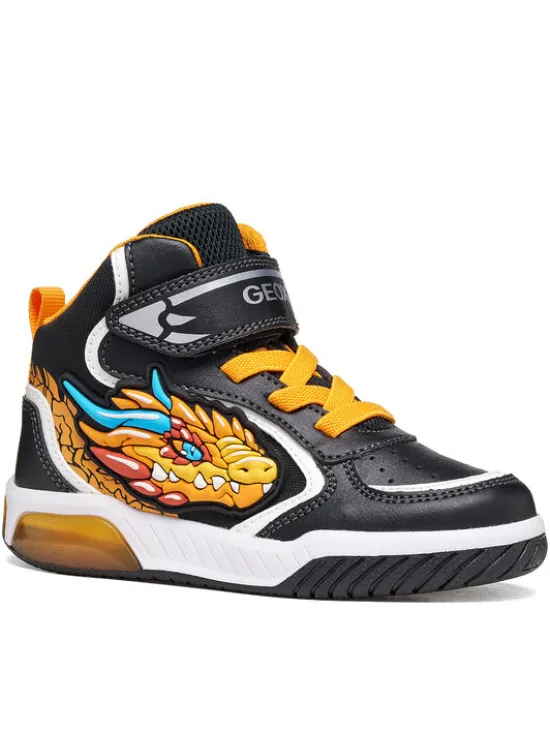 Geox Sneakersy J Inek Boy J669CA 014BC C0038 M Czarny