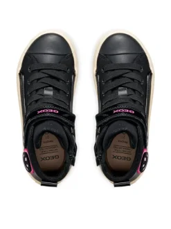 Geox Sneakersy J Kalispera Girl J744GI 5402 C0922 S Czarny