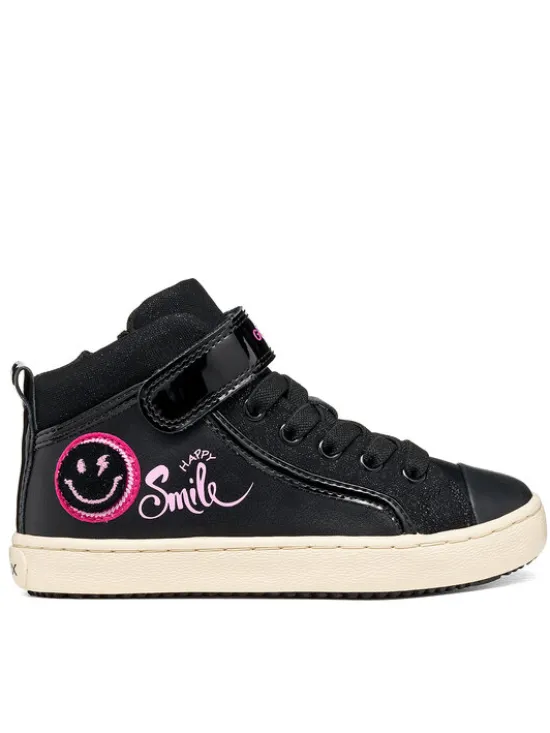 Geox Sneakersy J Kalispera Girl J744GI 5402 C0922 S Czarny