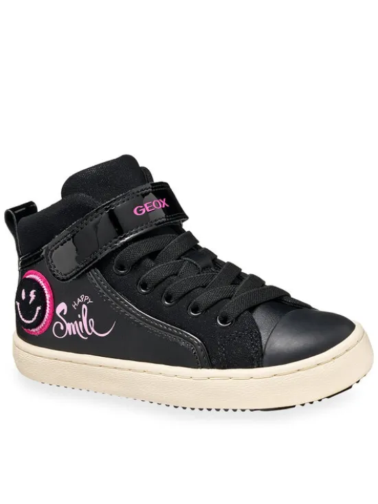Geox Sneakersy J Kalispera Girl J744GI 5402 C0922 S Czarny