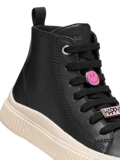Geox Sneakersy J Laquinny Girl J66M3A 000BC C9999 S Czarny
