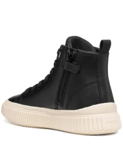 Geox Sneakersy J Laquinny Girl J66M3A 000BC C9999 S Czarny