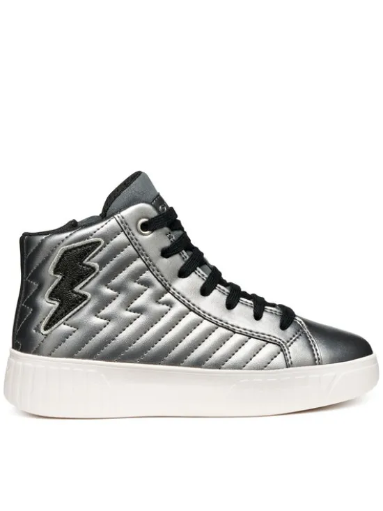 Geox Sneakersy J Mikiroshi J56DVE 000NF C1009 S Srebrny