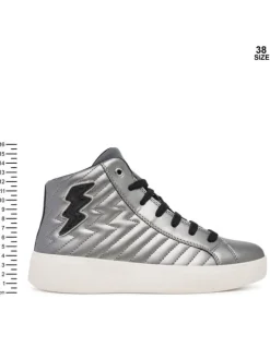 Geox Sneakersy J Mikiroshi J56DVE 000NF C1009 D Srebrny
