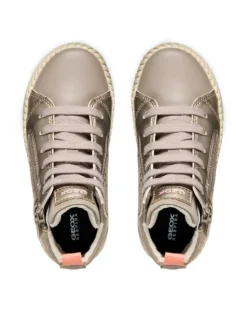 Geox Sneakersy J Mirroless Girl J46MNA 0AUAJ C5005 S Beżowy
