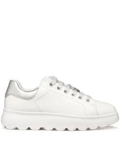 Geox Sneakersy J Puffypop Girl J65MRA 00085 C0007 S Biały